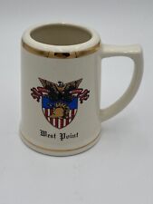 Vintage Lewis Bros Ceramics Yonkers NY. West Point Military Academy Stein Mug