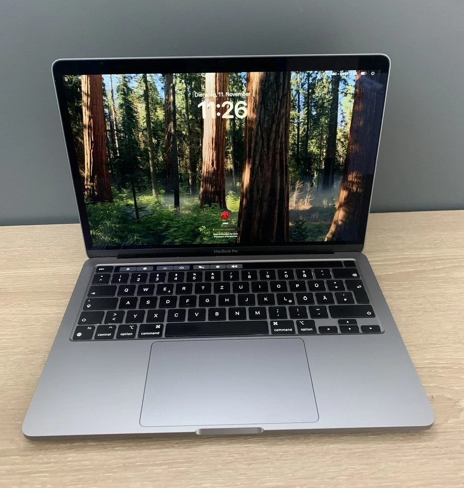 MacBook Pro A2338 13.3" M1 8 CPU/8 GPU 16GB 512GB NVMe CAM macOS B-Ware6 - Bild 1 von 3