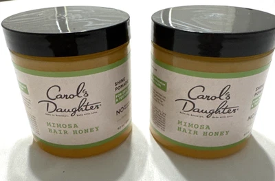 Lote de 2 pomada pomada brillo miel cabello mimosa hija de Carol karité y manteca de coco Foto 1 de 3