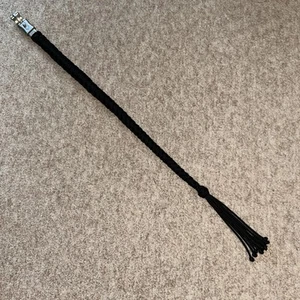 Látigo para motociclista *Reino Unido GBW 31” trenzado todo negro * Látigo para volver Harley GBW - Imagen 1 de 6