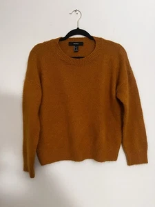 Forever 21 Sweater Woman Medium Burnt Orange Knit Cozy - Picture 1 of 3