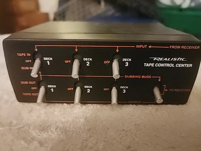 Radio Shack Realistic Tape Control Center #42-2105 Vintage  - Image 1 of 3