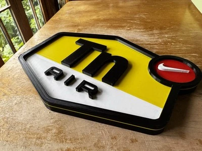 BRETTIN3D Nike TN Air | Logo | Letrero | Dormitorio | Mancave | 24cm x 18cm GRANDE