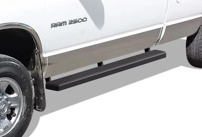Подножки iBoard 5 дюймов черные подходят для 02–08 Dodge Ram 1500 2500 3500 с четырехместной кабиной - Изображение 1 из 4