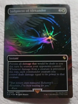 Judgment of Alexander (Borderless) Commander: Final Fantasy Foil - Image 1 of 2