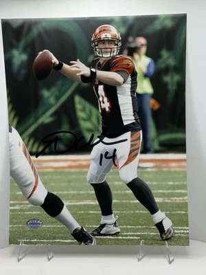 Andy Dalton assinado 8x10 com certificado de autenticidade - Imagem 1 de 3
