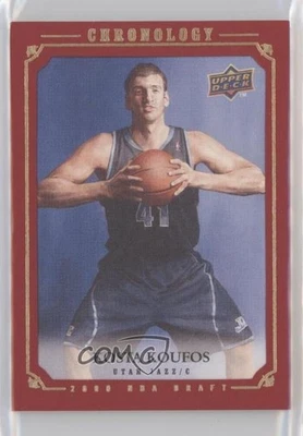 2007-08 Chronology 2008 NBA Draft Rookie Redemptions Gold /25 Kosta Koufos #273 - Image 1 of 2