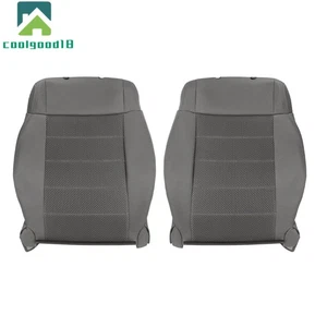 Gray Knit Fabric Backrest Covers For Jeep Wrangler 2007-2012 Driver & Passenger - Bild 1 von 24
