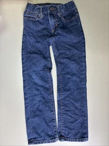 Old Navy Boys Size 6 Dark Wash Denim Skinny Non-Stretch Jeans - Picture 1 of 5