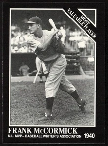 Frank McCormick 1991 Conlon Collection TSN #306 Cincinnati Reds - Imagen 1 de 2