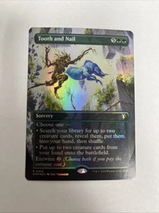 Tooth And Nail Borderless Foil MTG - Picture 1 of 10