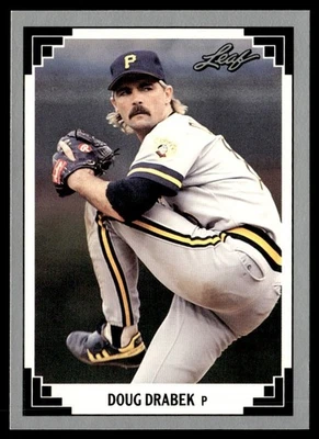 1991 Leaf Doug Drabek Pittsburgh Pirates #516 - Image 1 of 2