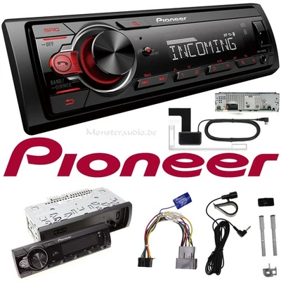 Pioneer MVH-330DAB mit DAB+ Antenne Autoradio USB Bluetooth Auto Radio 1-DIN - Bild 1 von 4