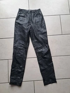 Sehr schöne! Echt Leder Hose,  Gr. 32 schwarz - Bild 1 von 5