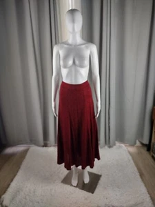 SK & Company Damen-Maxirock rot und schwarz Muster elastische Taille zum Überziehen Größe 2X - Bild 1 von 10