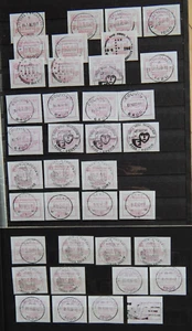 Bélgica: Colección SFS ATM FRAMA labels desde 1987, sellado, entre otros sellos especiales - Imagen 1 de 1