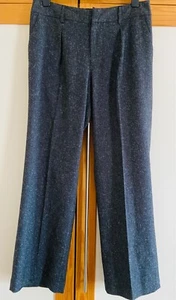 White Stuff Windway Women's Grey Pleated Straight Trousers Size 16R - Picture 1 of 11