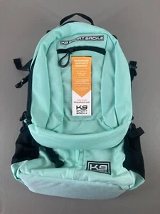 K9 Sport Sack Adjustable Dog Carrier Backpack Size M Plus 2 Summer Mint New - Picture 1 of 9