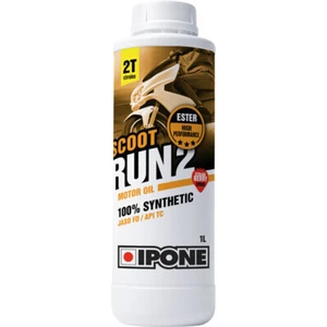 Ipone 1L Scoot Run 2 Strawberry 2-Stroke Synthetic Engine Oil - Picture 1 of 2