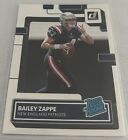 2022 Donruss Football Bailey Zappe New England Patriots Rookie Card #329. rookie card picture