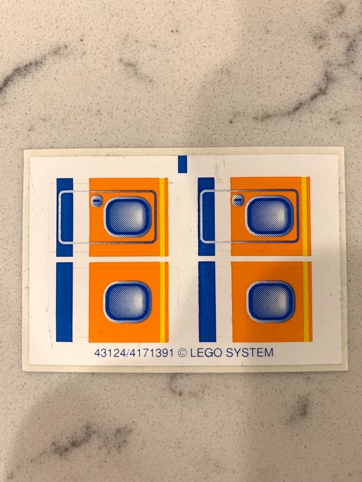 LEGO STICKER SHEET for 4619 A.I.R. Patrol Jet, New & Genuine! - image 1 of 1