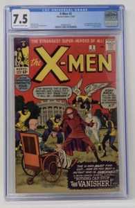 Uncanny X-Men 2 Marvel 1962 CGC 7.5 Stan Lee Jack Kirby 1st Vanisher - Picture 1 of 2