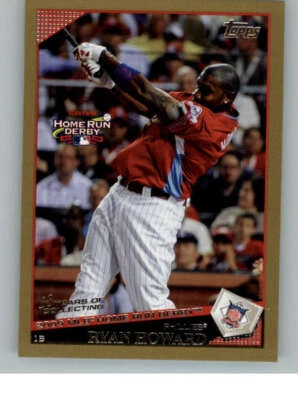 2009 Topps Update Gold Border #UH26 Ryan Howard 2009 (ref 138215) - Image 1 of 2