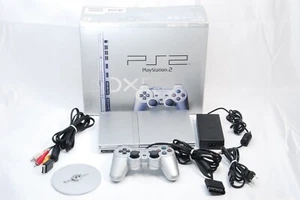Sony PlayStation 2 PS2 SCPH-75000 Silber Slim Konsole Japan OVP getestet - Bild 1 von 24