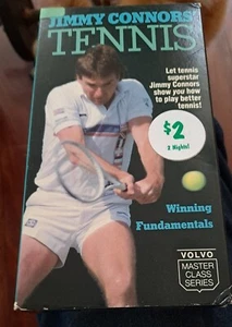 VHS : JIMMY CONNORS TENNIS WINNING FUNDAMENTALS - Picture 1 of 3
