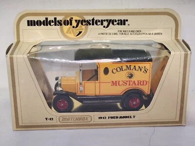 Matchbox Models of Yesteryear - Y12 Ford Model T 1912 Colman’s Mustard NOS mint - Image 1 of 4
