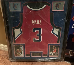CHRIS PAUL CLIPPERS SIGNED AUTOGRAPHED AUTHENTIC FRAMED JERSEY RARE!!! - Picture 1 of 2
