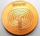 L8003, Japan Osaka World EXPO Official bronze Copper Medal Token, 1970