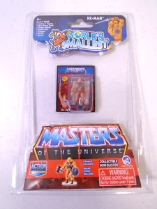 SEALED 2020 MATTEL WORLDS SMALLEST MASTERS OF THE UNIVERSE HE-MAN MICRO FIGURE - Picture 1 of 2