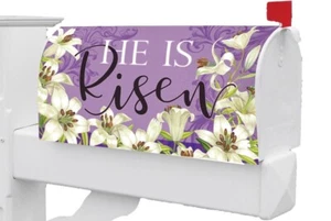 Cubierta magnética de buzón de Pascua He Is Risen Lilies solamente - Imagen 1 de 1