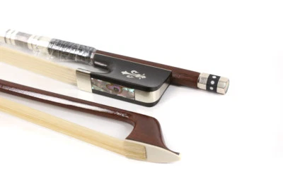 Advanced 4/4 Cello Bow Brazilwood Straight Ebony Frog Well Balance - Image 1 of 4