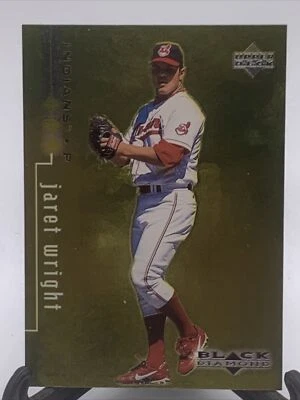 1999 Upper Deck Black Diamond Triple Diamond /1500 Jaret Wright #28 - Image 1 of 4