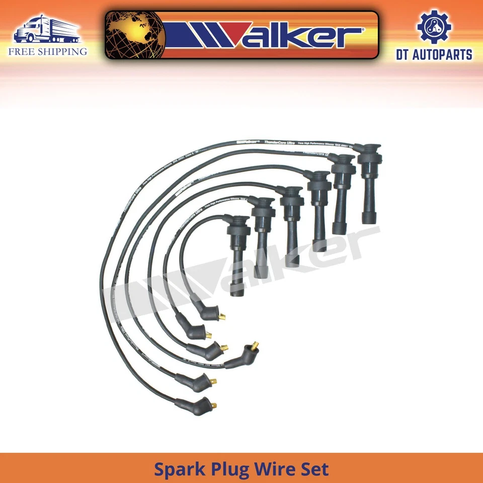 For 1991-1999 Mitsubishi 3000GT Spark Plug Wire Set Walker  1992 1993 1994 1995 - Image 1 of 1