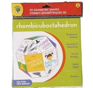Teaching Tree Rhombicuboctahedron Math Teacher Tool Blank 3D Geometric Shape New - Picture 1 of 10