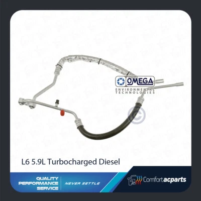 Nueva línea de colector de aire acondicionado compatible con: Dodge Ram 2500 3500 L6 1995-1997 5,9 L diésel Foto 1 de 3