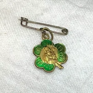 Small Saint Clover Saint Italy Charm Pendant - Picture 1 of 4