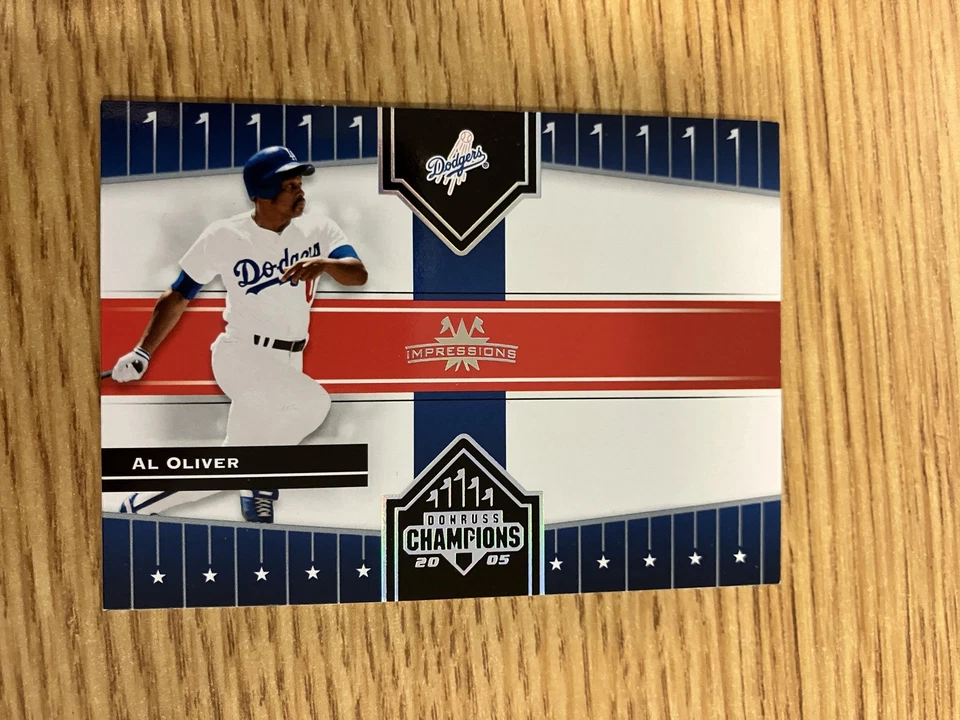 2005 Donruss Champions 213 Al Oliver Impressions - Image 1 of 1