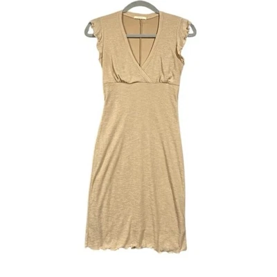 Vestido De Colección Forever 21 Babydoll Manga Acampanada Y2K Elastizado Midi Dobladillo Lechuga Talla S Foto 1 de 4