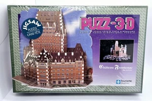 Vintage Sealed New Puzz-3D Chateau Frontenac 219 Piece Puzzle by Wrebbit NOS - Picture 1 of 6