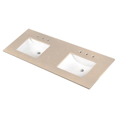 MSI VSL-COS6122DB-2CM Arena Cósmica 61" Mármol Tocador Superior - Arena Foto 1 de 2