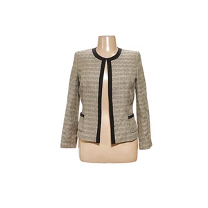 Tahari Brown Graphic Print Cardigan - Size 12 - Bild 1 von 4