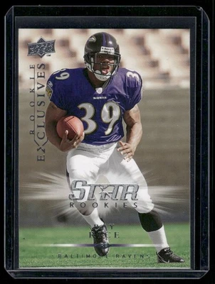 2008 Upper Deck Rookie Exclusives - Ray Rice #RE42 RAVENS FAST SHIPPING  - Image 1 of 2