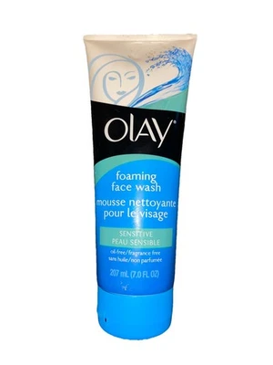 Olay Jabón Facial Espumoso Piel Sensible 7oz Sin Aceite Sin Fragancia ORIGINAL Raro Foto 1 de 2