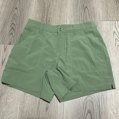 Shorts feminino tamanho extra pequeno verde atlético ao ar livre 5.11 - Imagem 1 de 4