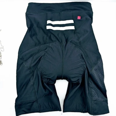 Shorts de ciclismo Terry Holster cintura alta - Feminino, acolchoado, cintura alta, cintura alta - Imagem 1 de 4