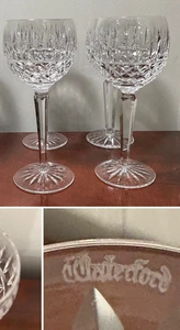 Vintage 4er Set Waterford Kristall Maeve/Tramore Hocks Kelche/Weingläser IRLAND - Bild 1 von 16